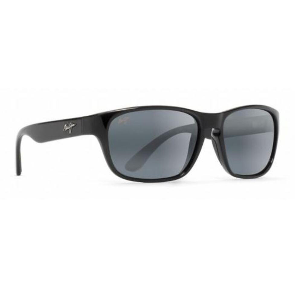 Maui Jim Black Grey Mixed Plate Polarized Sunglasses